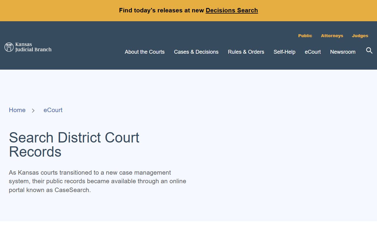 Montgomery County court records Kansas district court records access