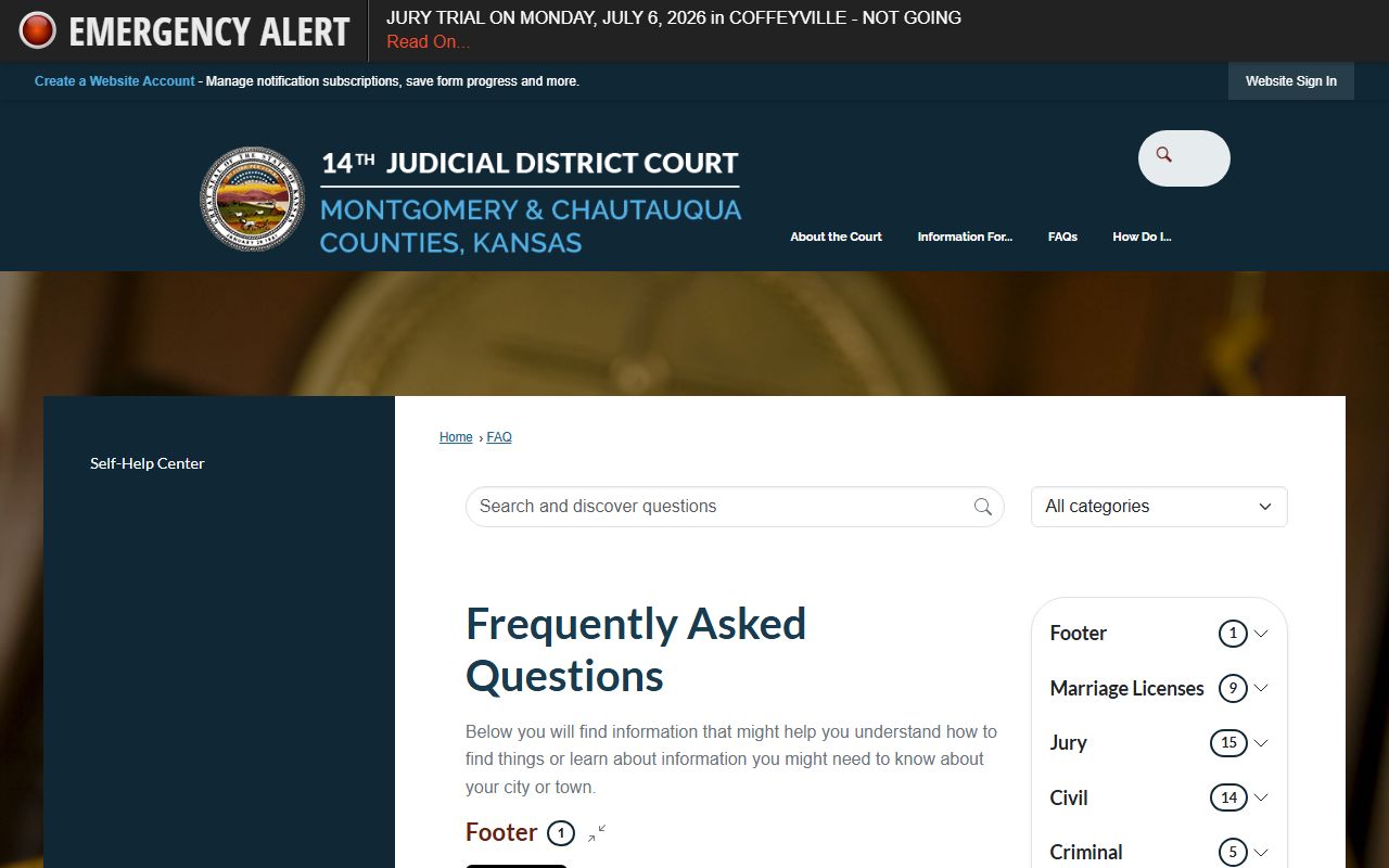 Montgomery County probate records FAQ from the 14th Judicial District