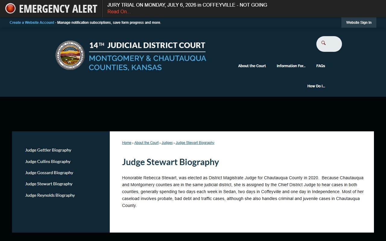 Montgomery County probate records Judge Stewart caseload context